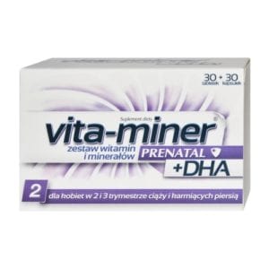 vitaminer prenatal + dha suplement w ciąży