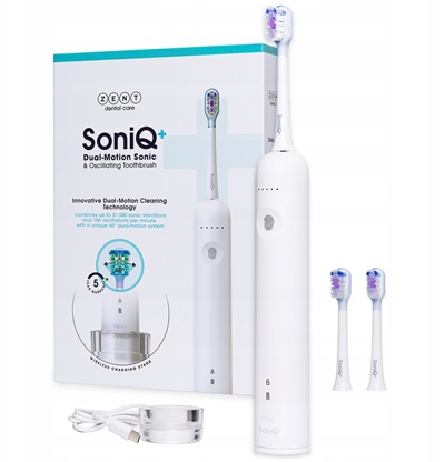 Szczoteczka Soniczno-Oscylacyjna ZENT SoniQ+ 60° Dual Motion