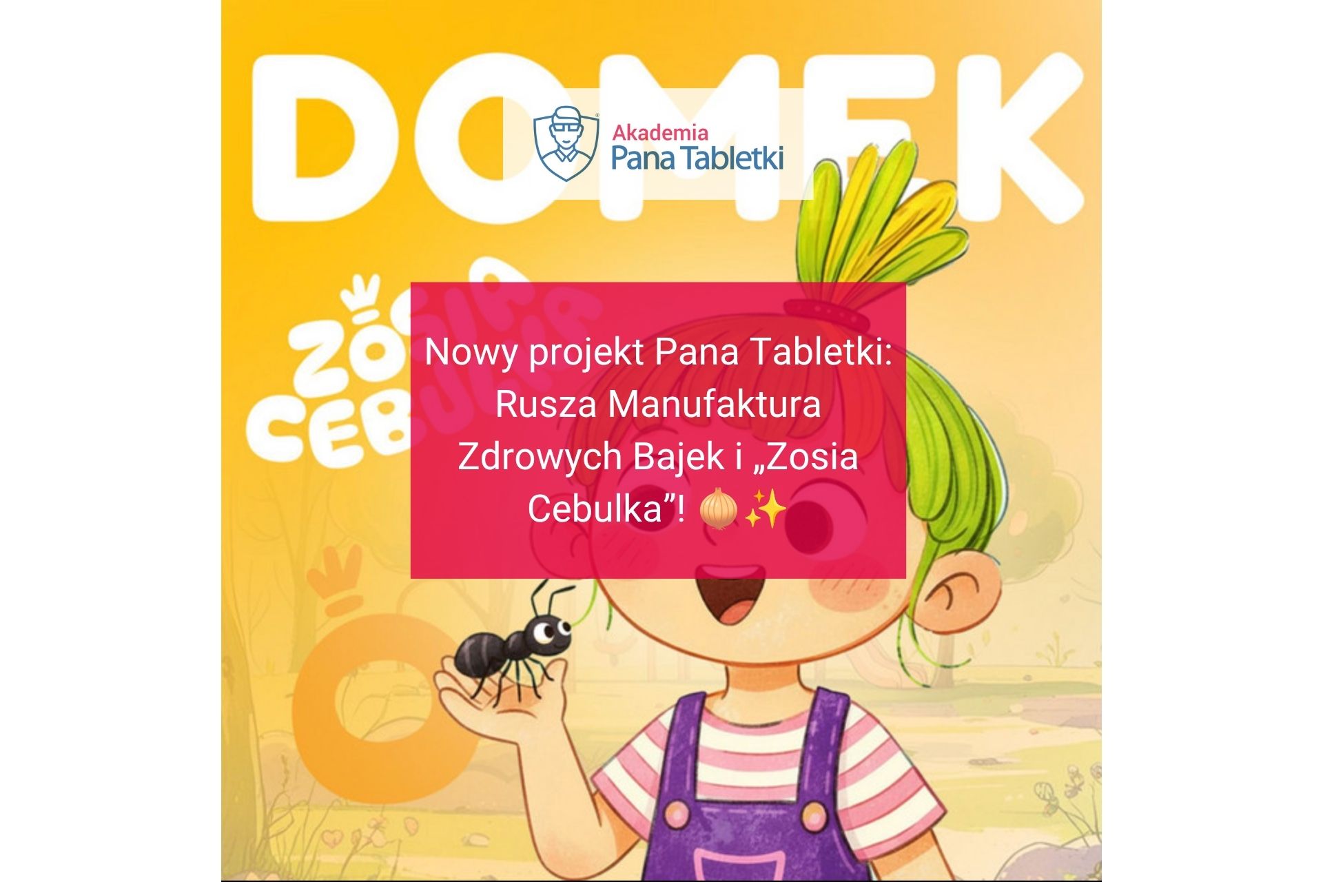 Zosia cebulka domek dla mrówek