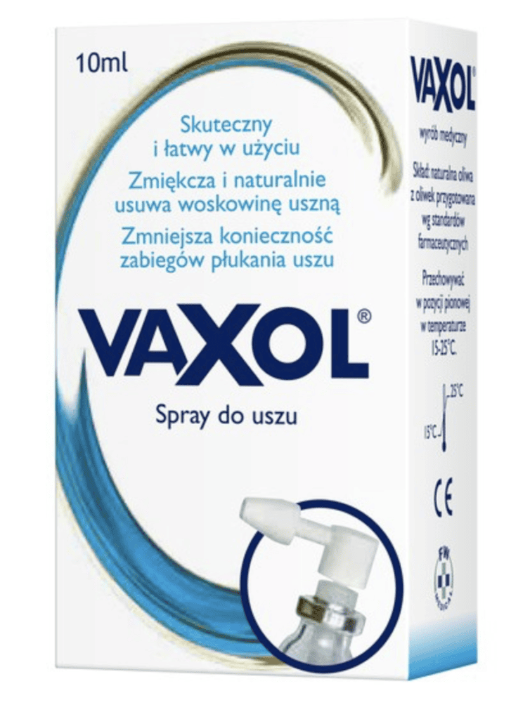 spray do czyszczenia uszu - vaxol