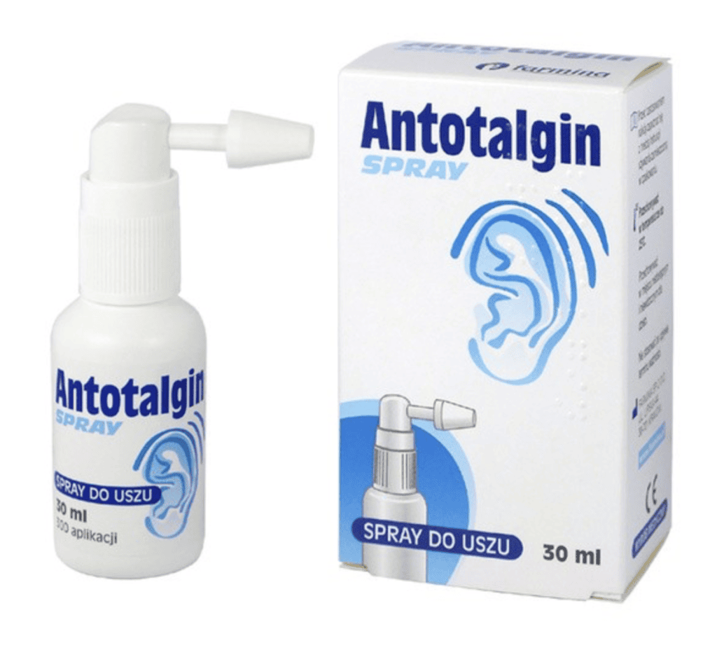 spray do czyszczenia uszu - antotalgin