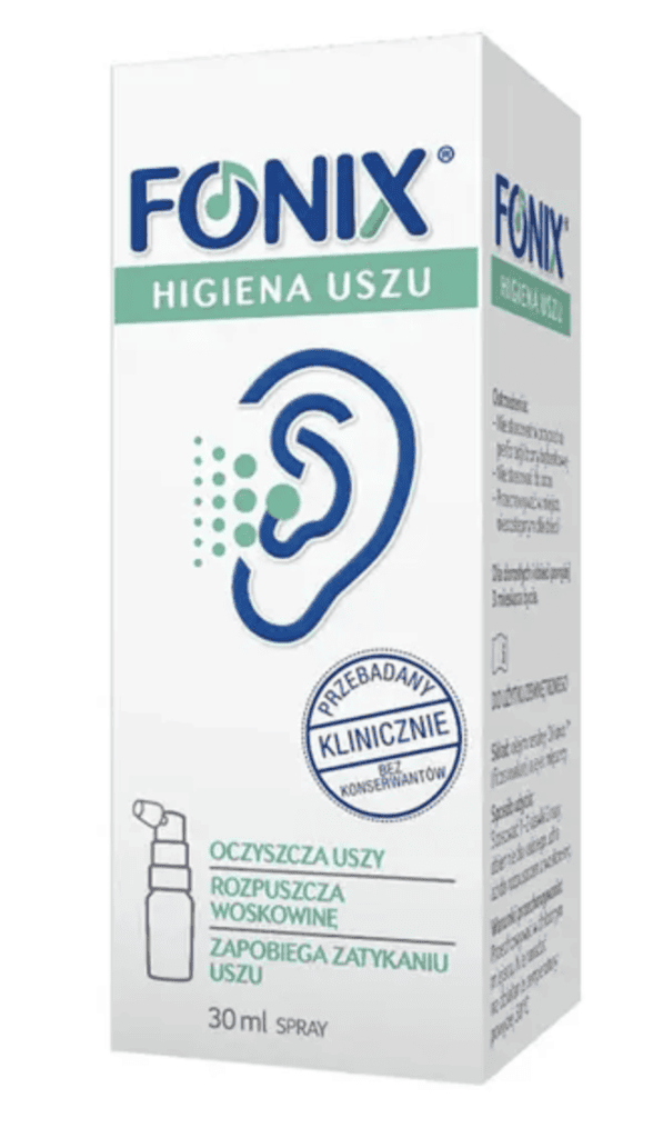 spray do czyszczenia uszu - fonix