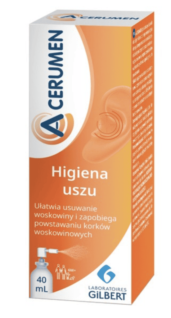 spray do czyszczenia uszu - a-cerumen