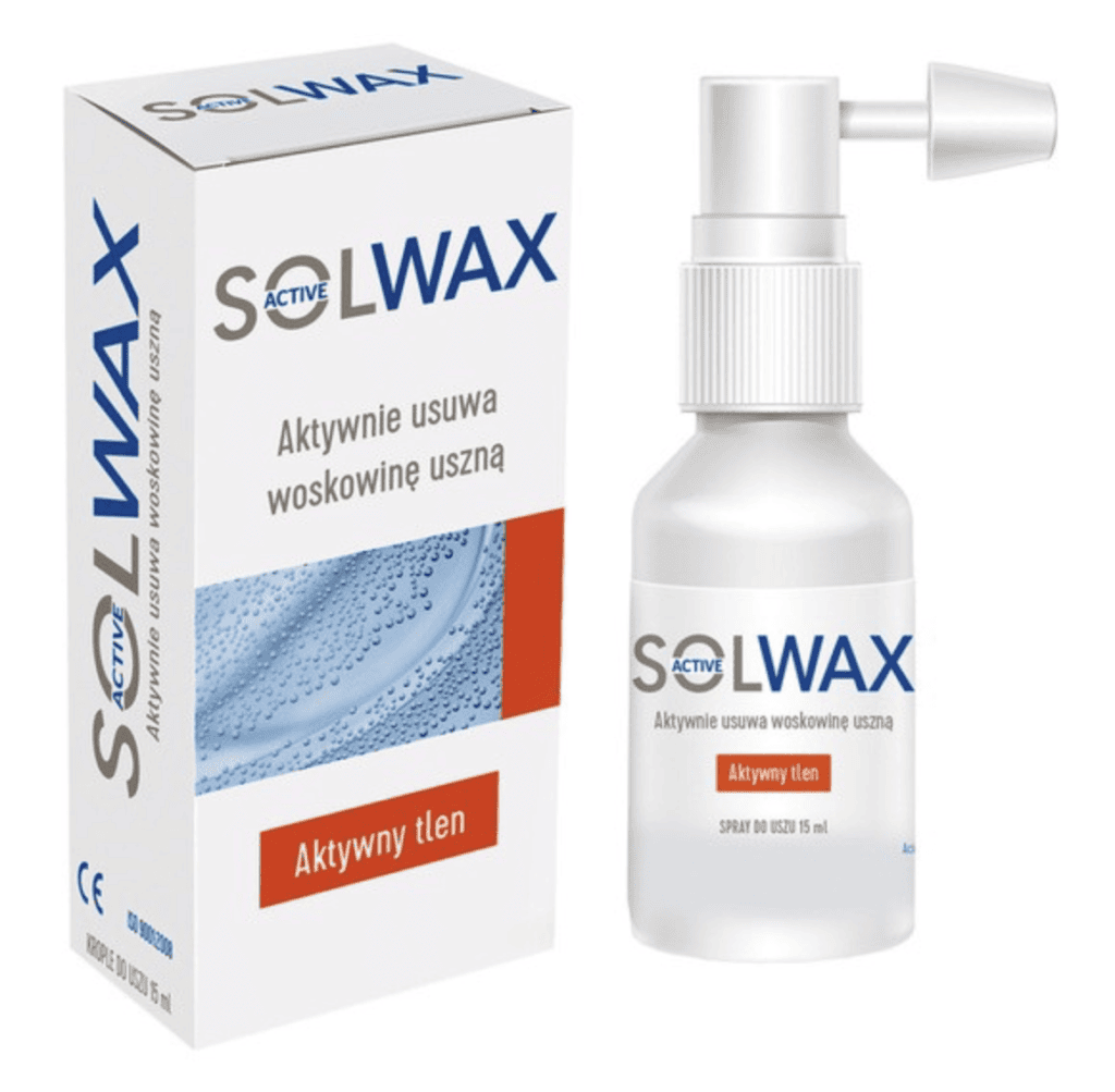 spray do czyszczenia uszu - solvax Active
